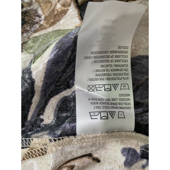 Susan Graver Artisan Collection Kimono open cardigan floral w beads size XXS - Picture 5 of 9